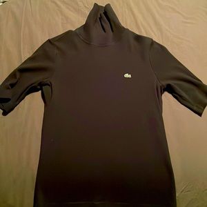 Black Lacoste turtle neck